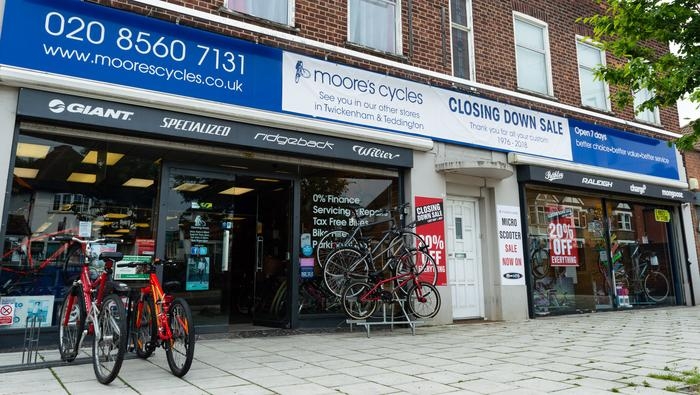 Moore's store bicycle shop